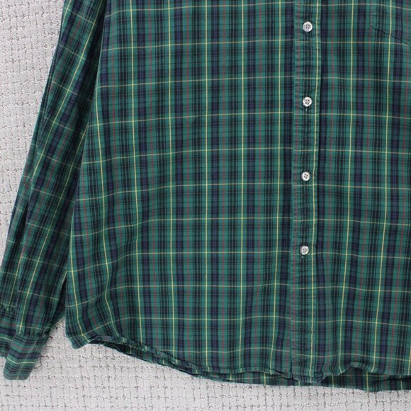 G.H Bass & Co Shirt Mens 2XL Multicolor Plaid Button Down Long Sleeve Collared - Picture 4 of 10